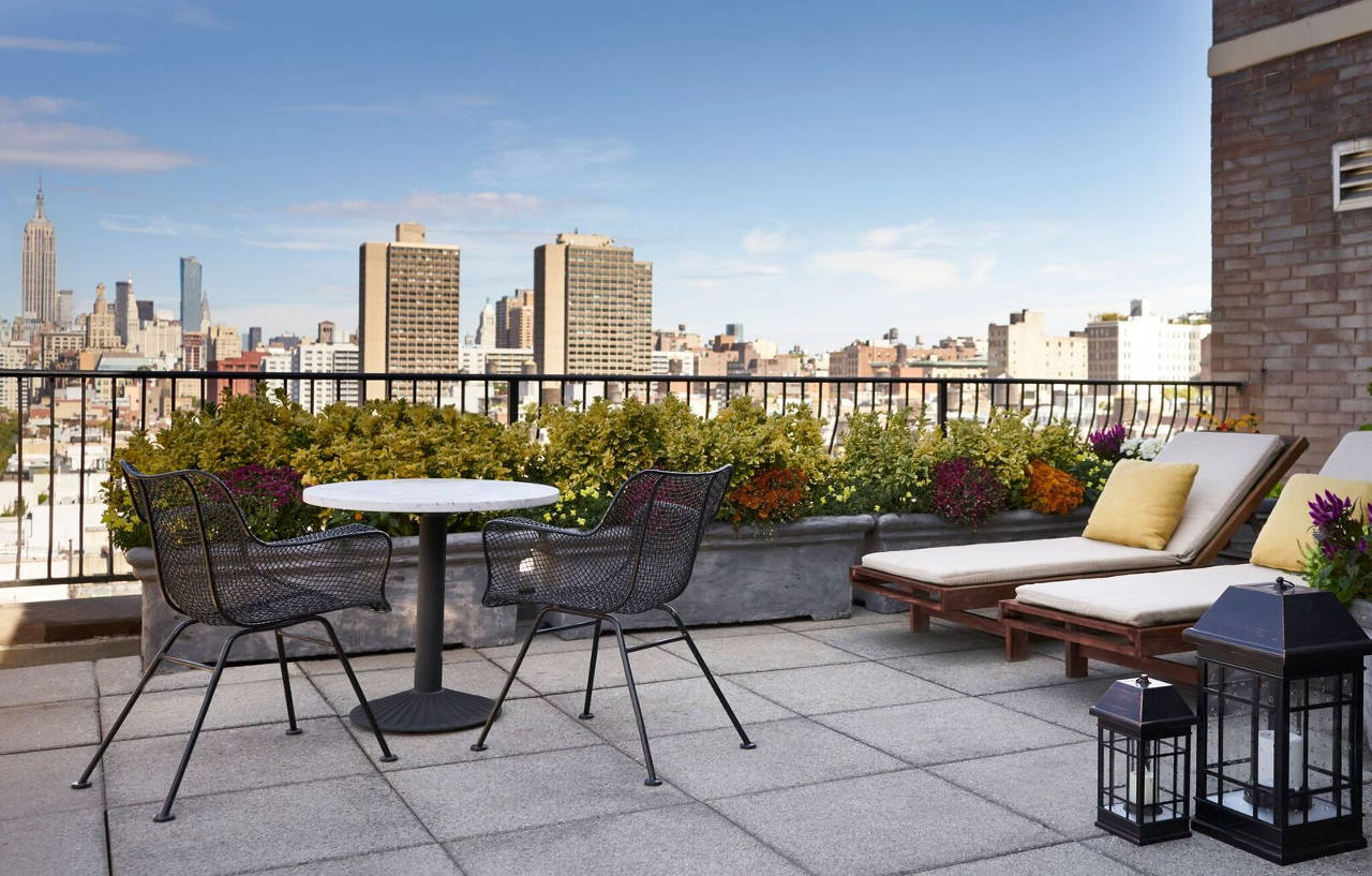 Sixty Soho Hotel New York Ngoại thất bức ảnh Rooftop terrace